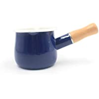 Cazo antiadherente pequeño para leche- té- café- hervir huevos- preparar la papilla del bebé- diseño esmaltado con mango…